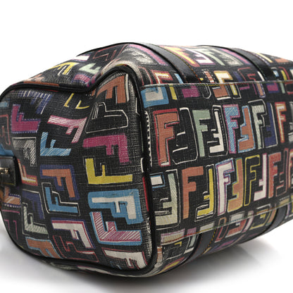 Fendi Zucca Spalmati Vitello FF Multicolor Forever Boston Multicolor Black 17 of 31