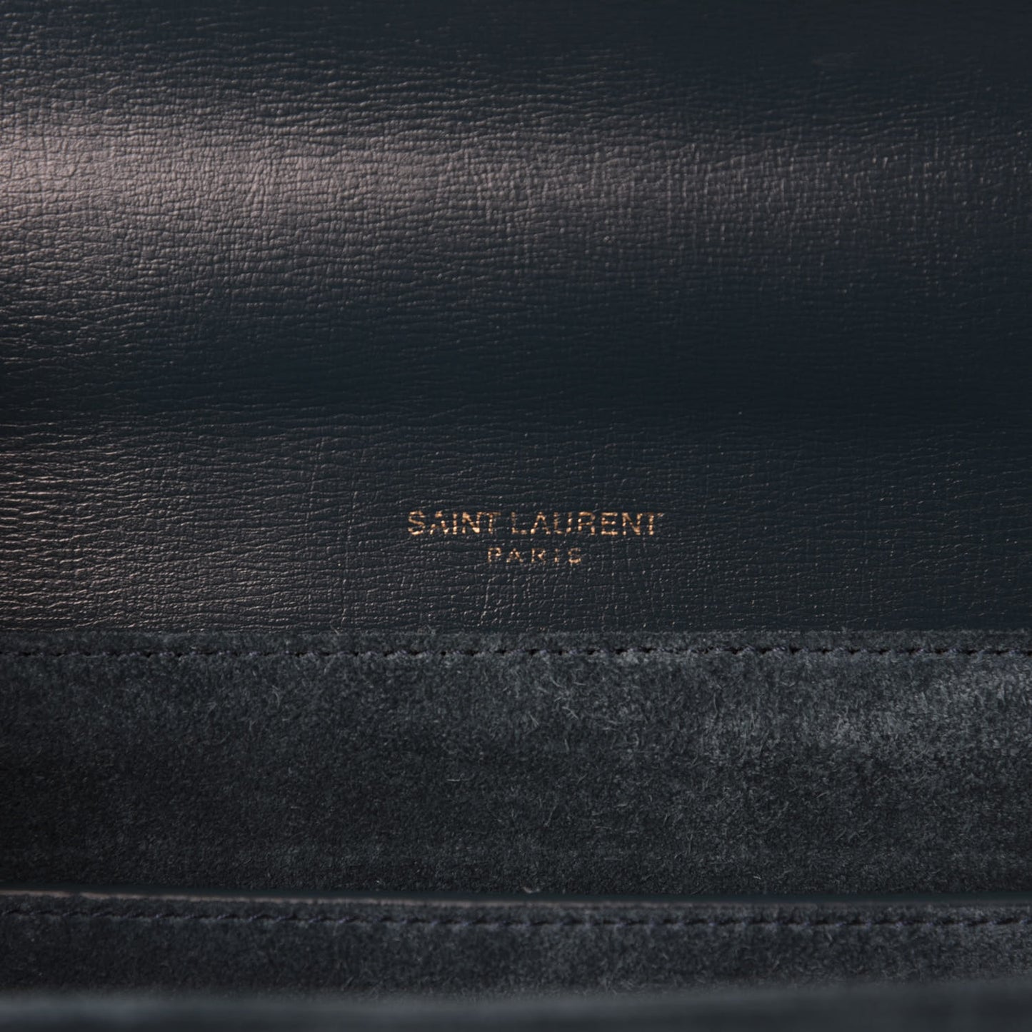 Smooth Calfskin Suede Medium Bellechasse Dark Turquoise