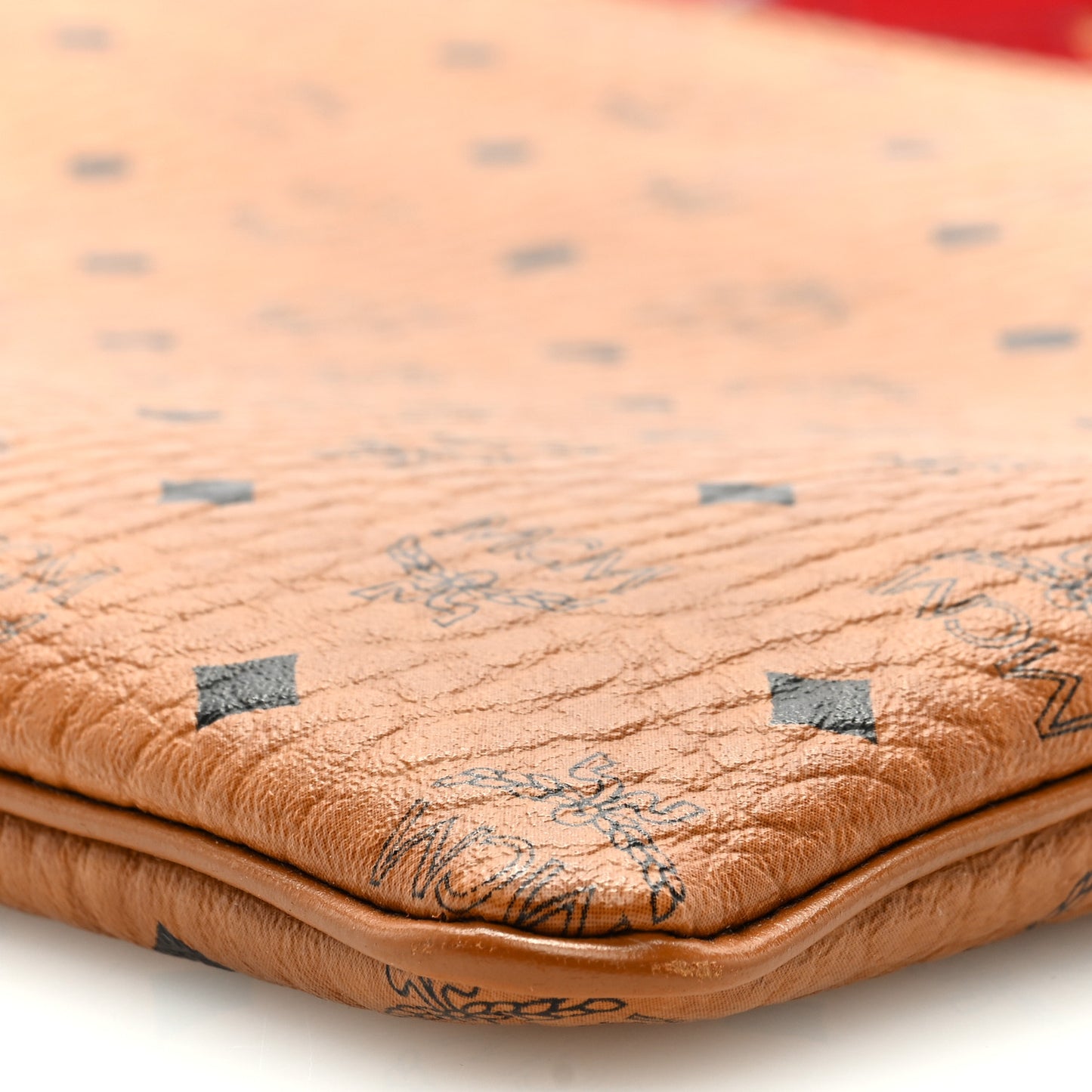 Visetos Original Medium Pouch Cognac Red