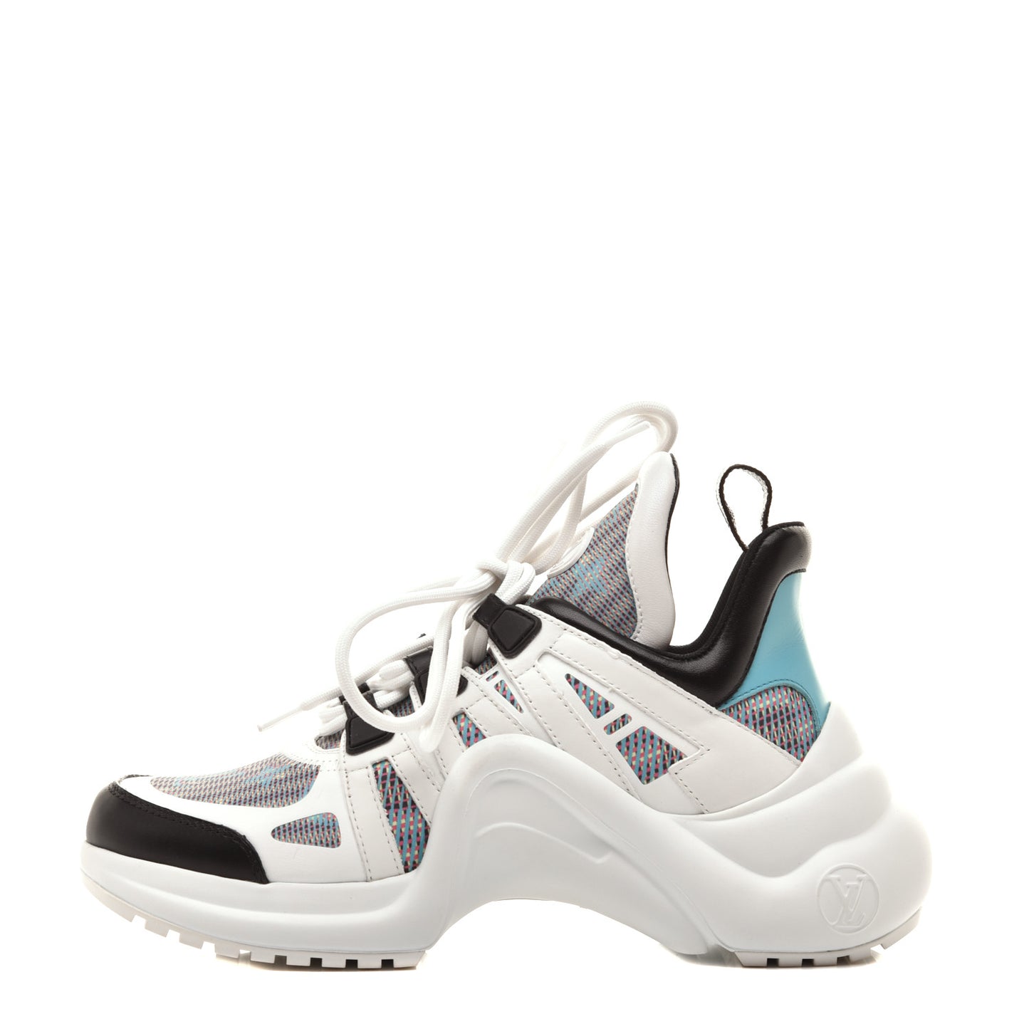 Calfskin Pop LV Archlight Sneakers 37 Blue