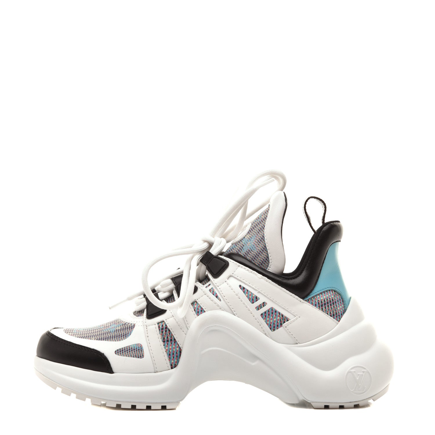 Louis Vuitton Calfskin Pop LV Archlight Sneakers 37 Blue 1 of 9