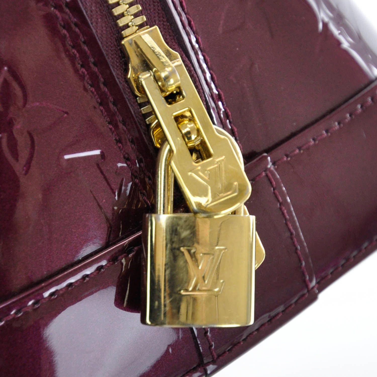 Louis Vuitton Vernis Alma MM Rouge Fauviste 7 of 11