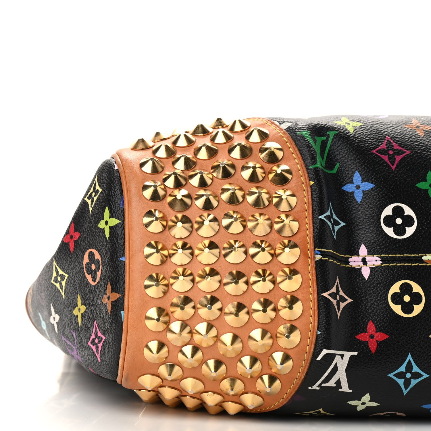 Louis Vuitton Monogram Multicolor Chrissie Black 6 of 7