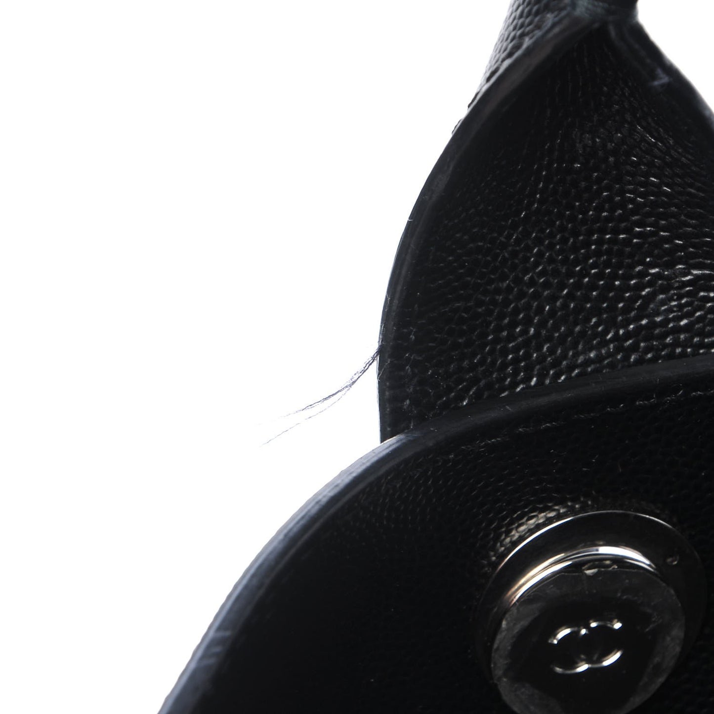 Caviar Medium Studded Deauville Tote Black