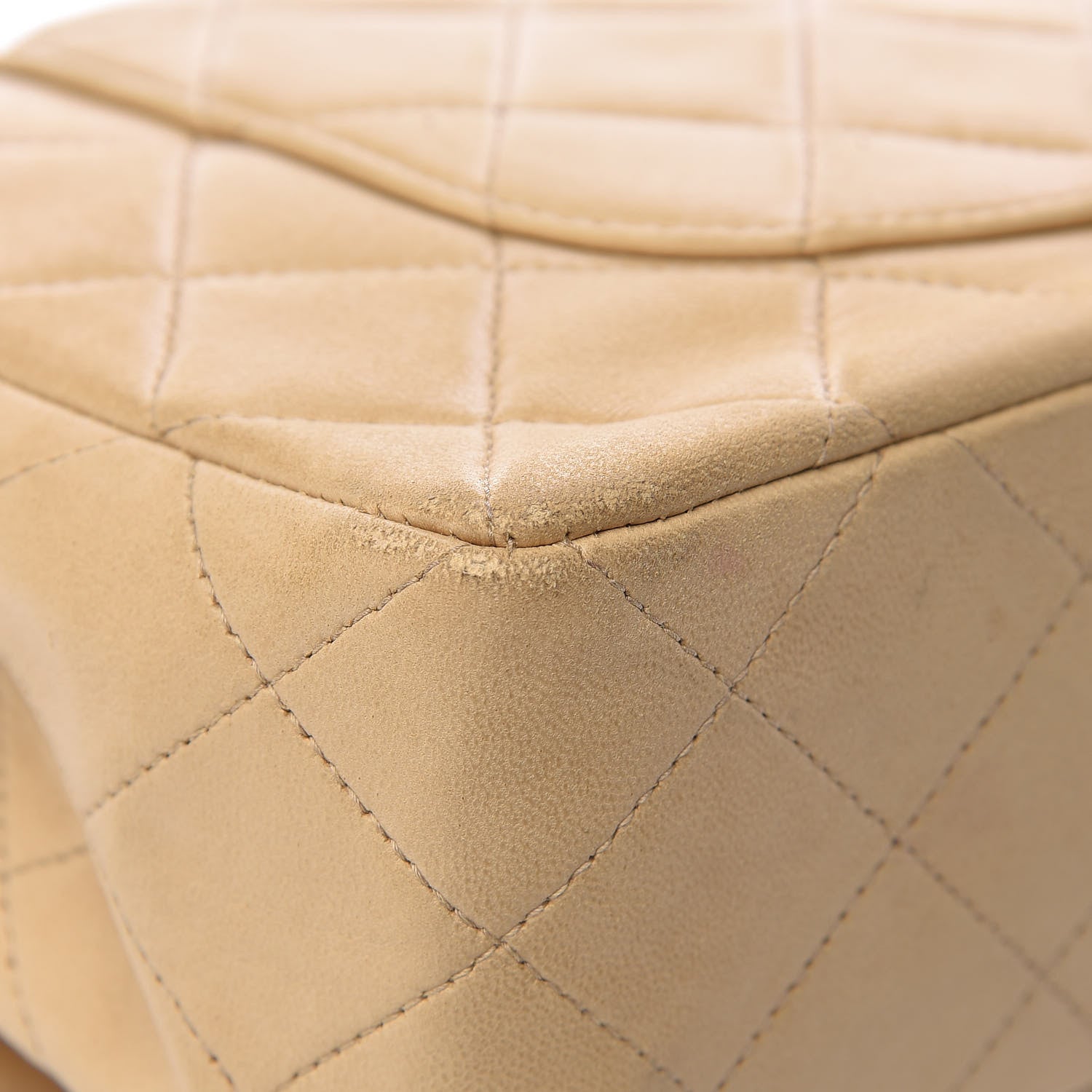 Chanel Lambskin Quilted Small Double Flap Beige 12 of 20