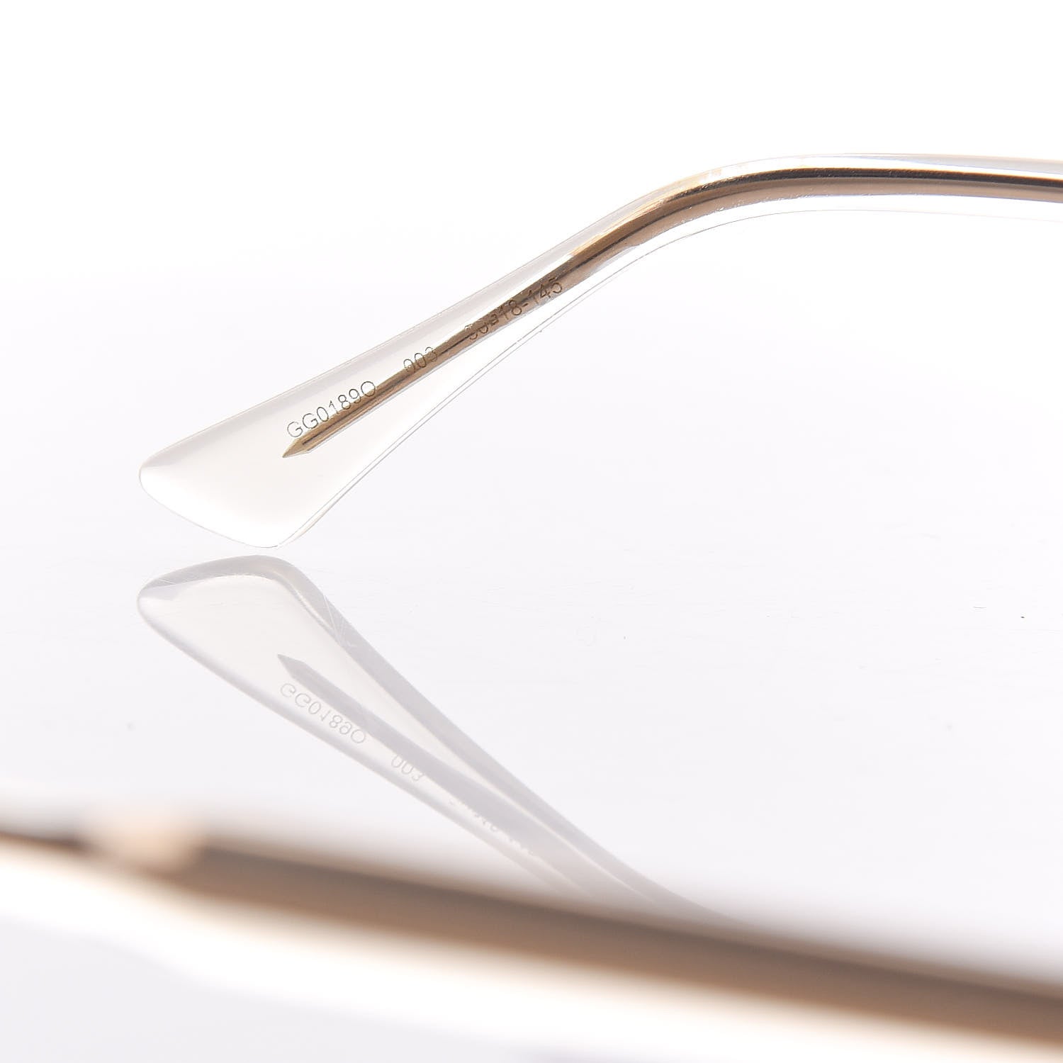 Gucci Round Eyeglasses GG01890 Gold 6 of 7