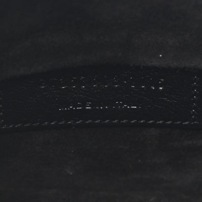 Saint Laurent Calfskin Small Emmanuelle Fringe Hobo Bag Black 7 of 10