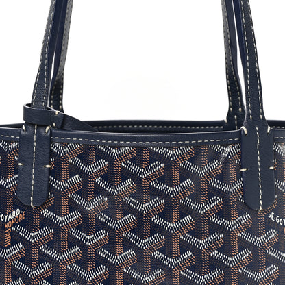 Goyard Goyardine Reversible Mini Anjou Navy 13 of 19