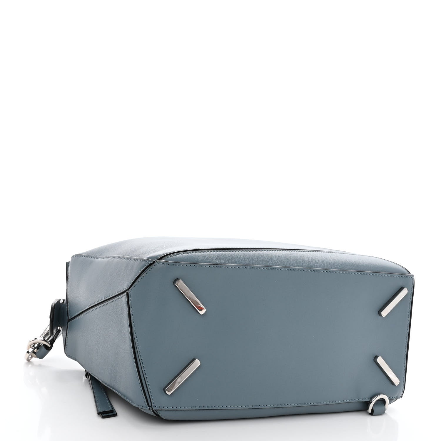 Loewe Calfskin Medium Puzzle Bag Stone Blue 4 of 9