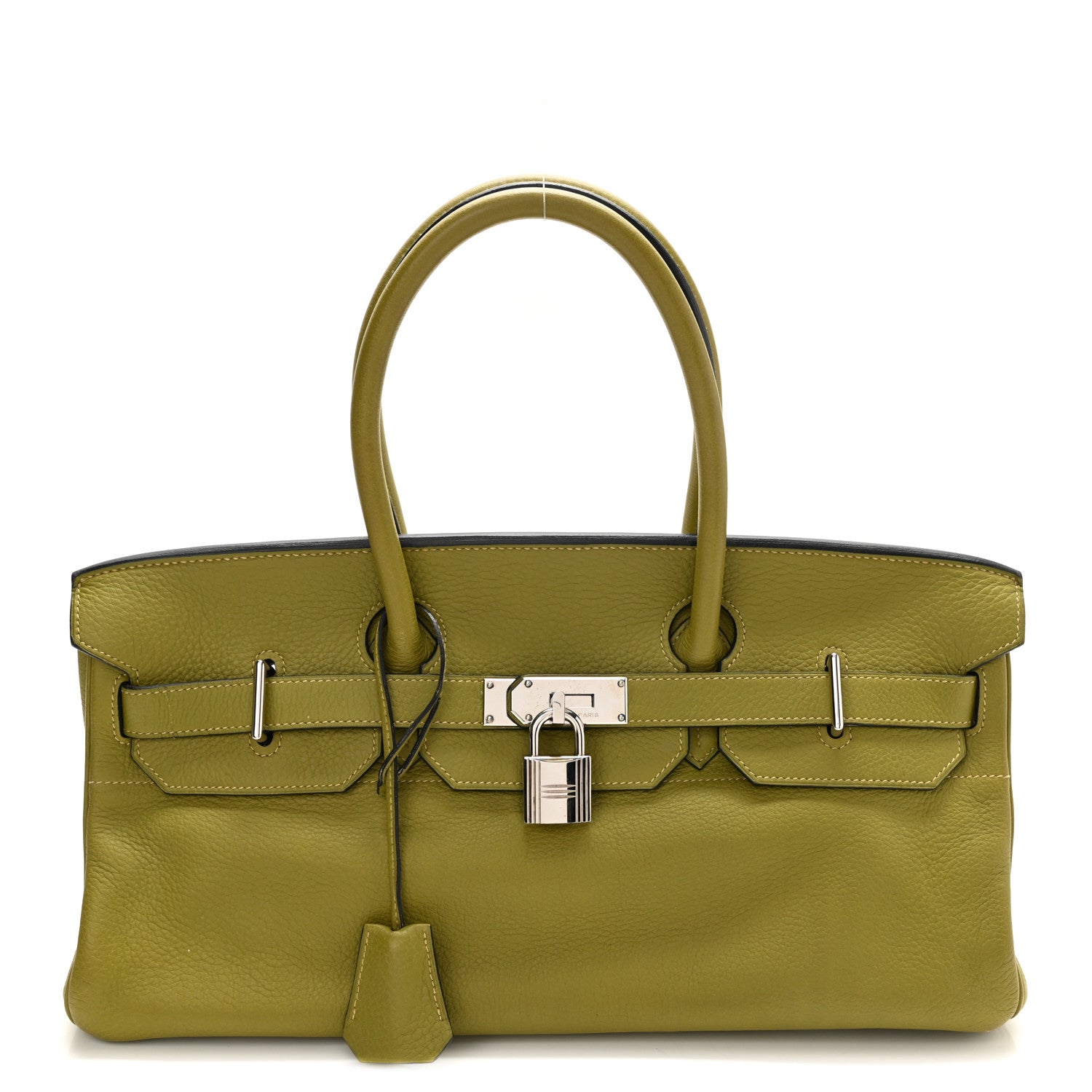 Hermes Taurillon Clemence JPG Birkin 42 Chartreuse 1 of 9