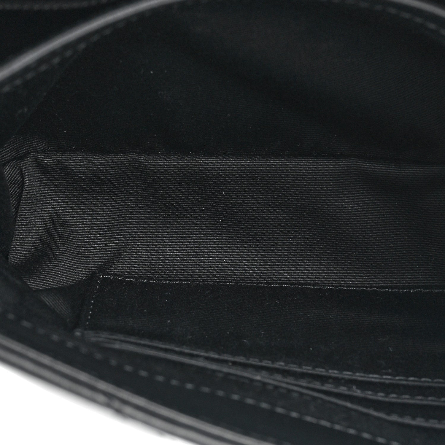 Saint Laurent Calfskin Y Quilted Monogram Monochrome Toy Loulou Crossbody Bag Black 5 of 10