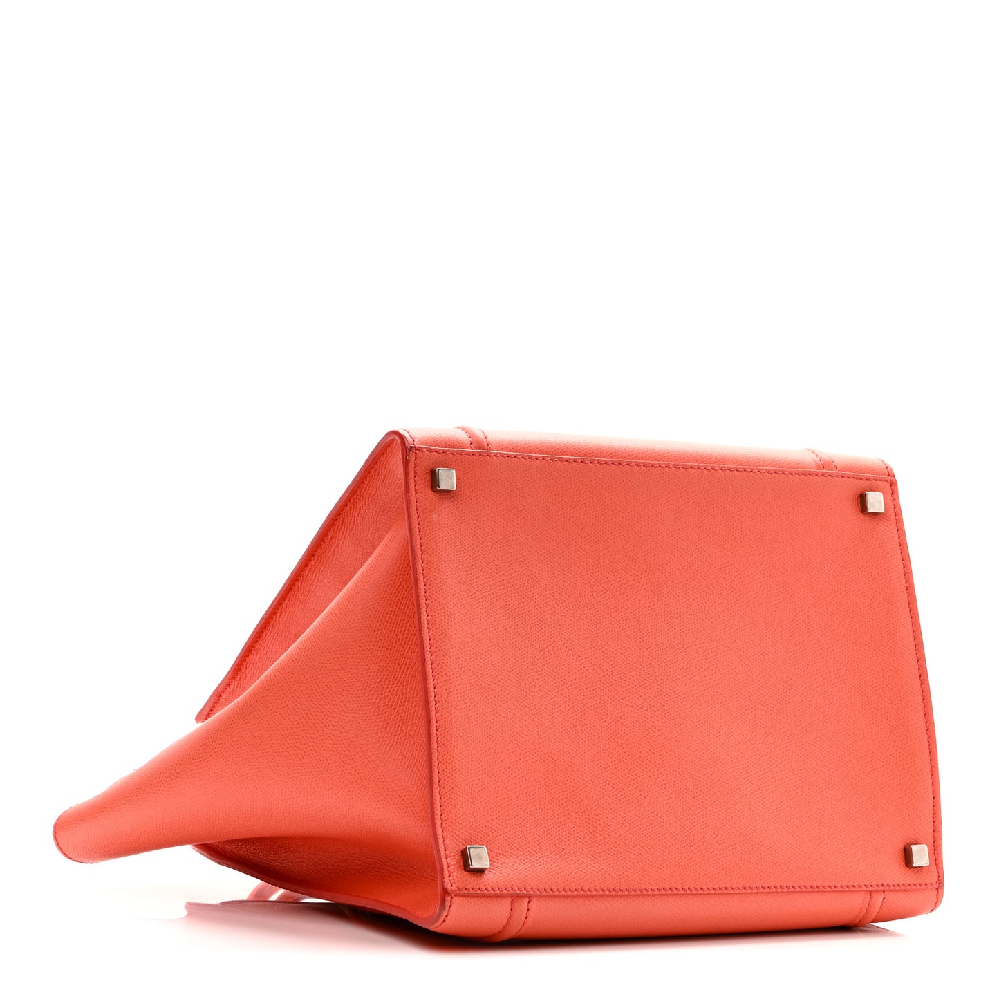 Grained Calfskin Medium Phantom Luggage Coral