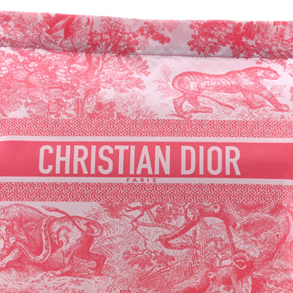 Christian Dior Canvas Toile De Jouy Diortravel Zipped Pouch Pink 8 of 8