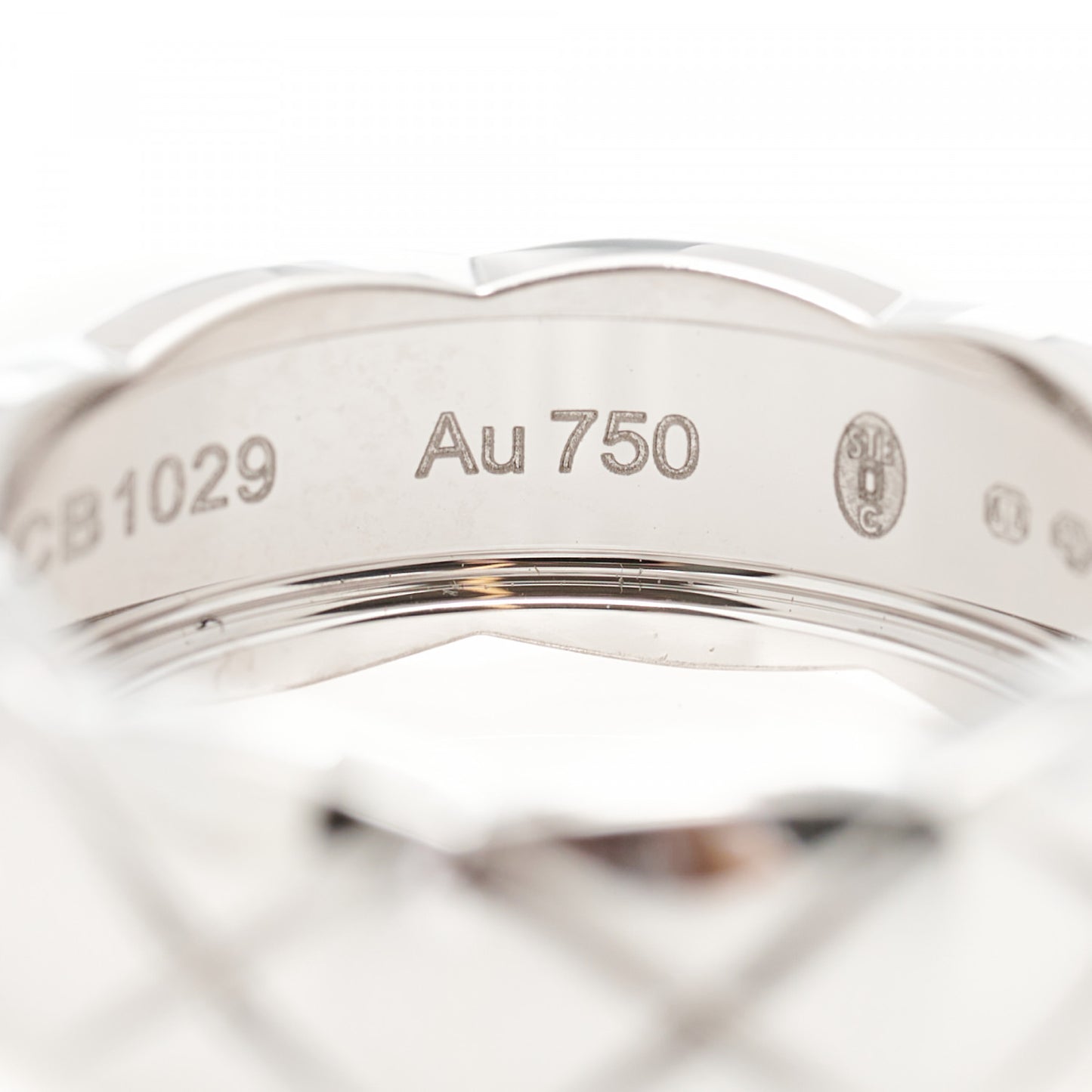 18K White Gold Small Coco Crush Ring 52 6