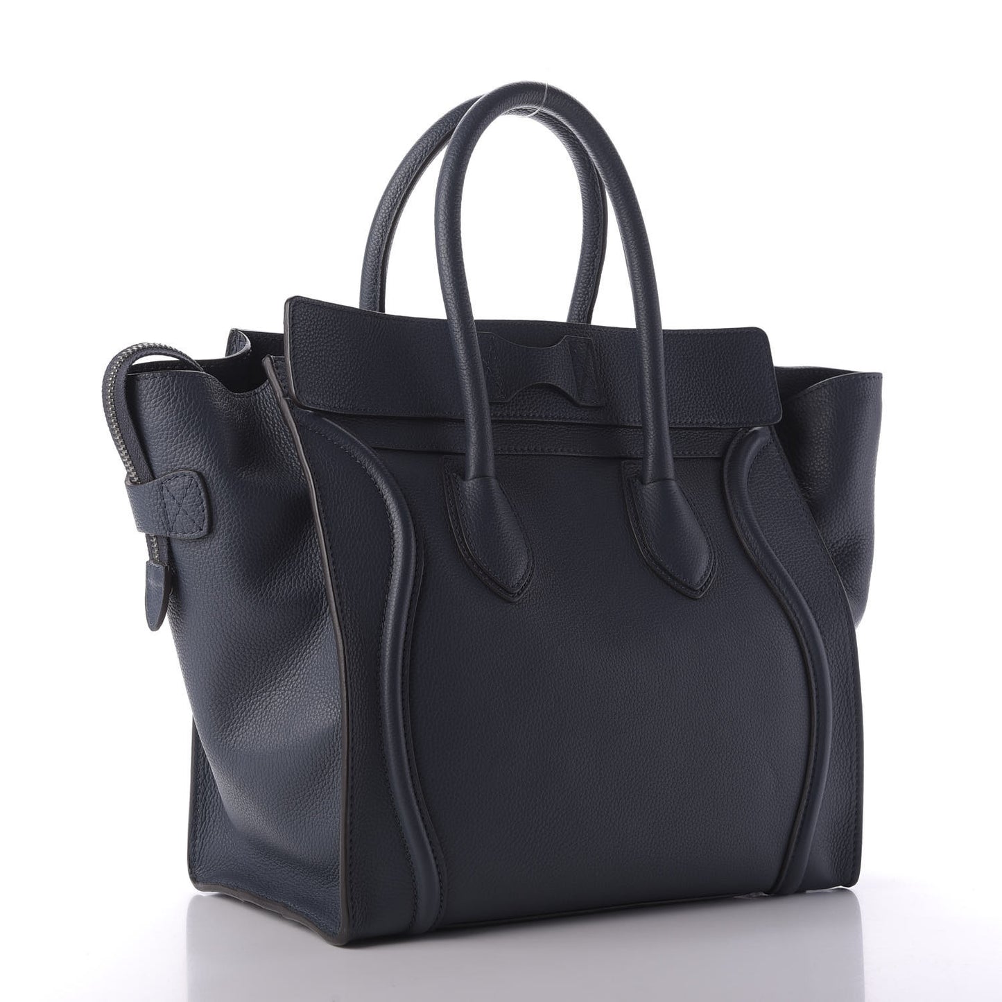 Drummed Calfskin Mini Luggage Orage