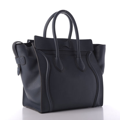 Celine Drummed Calfskin Mini Luggage Orage 3 of 10
