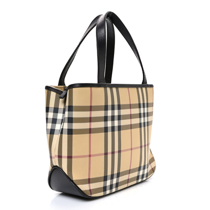 Burberry House Check Small Tote Archive Beige 3 of 11