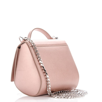 Givenchy Metallic Calfskin Mini Pandora Box Chain Crossbody Bag Light Pink 3 of 7