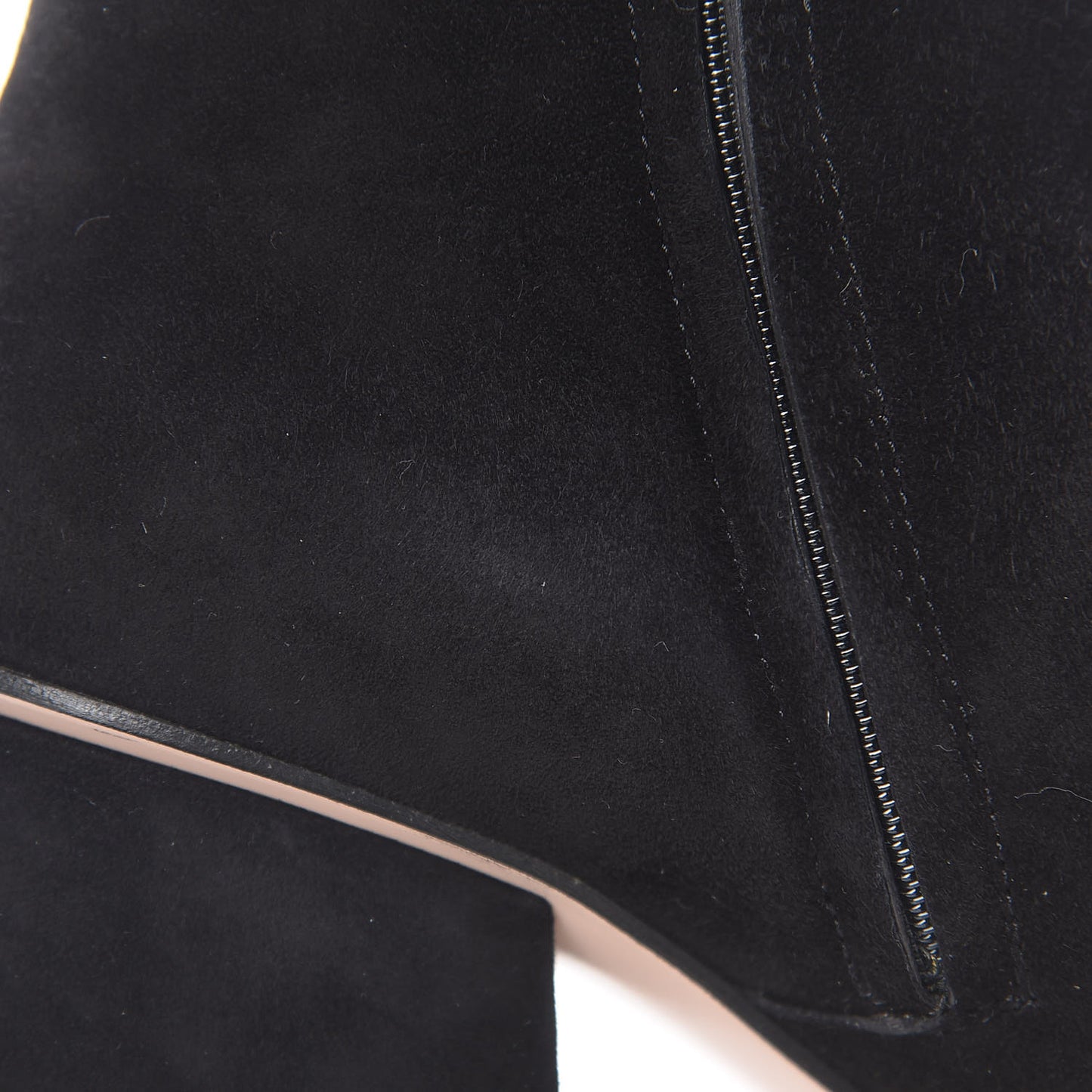 Kid Scamosciato GG Marmont Fringe 75mm Ankle Boots 35 Black