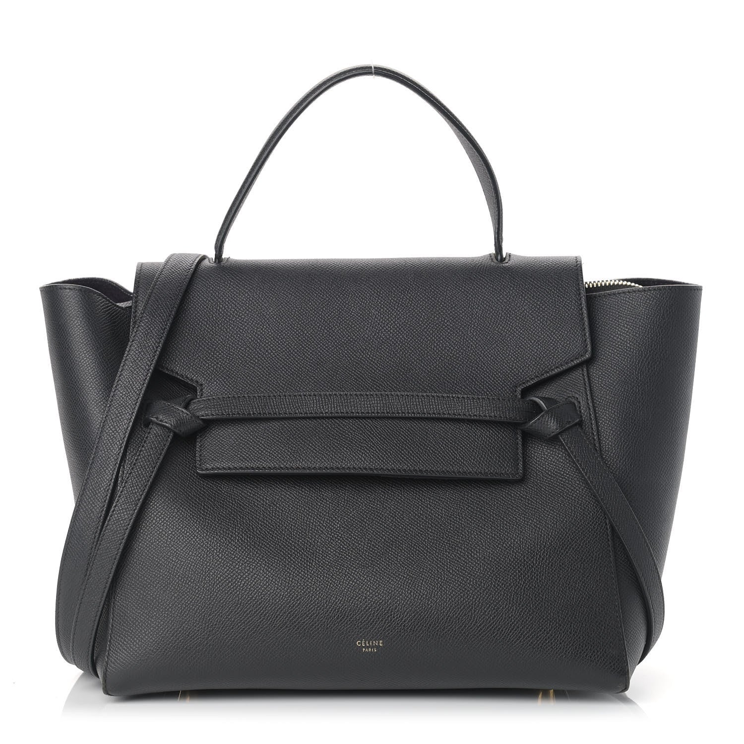 Celine Grained Calfskin Mini Belt Bag Black 1 of 12