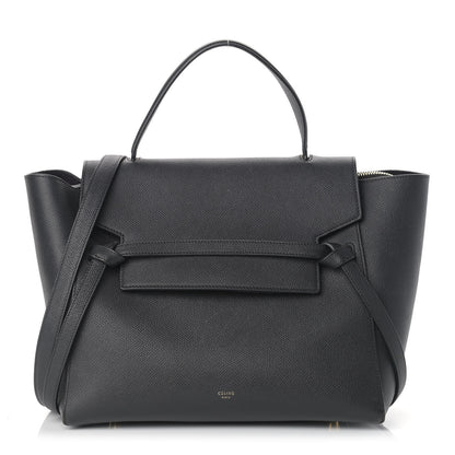 Celine Grained Calfskin Mini Belt Bag Black 1 of 12