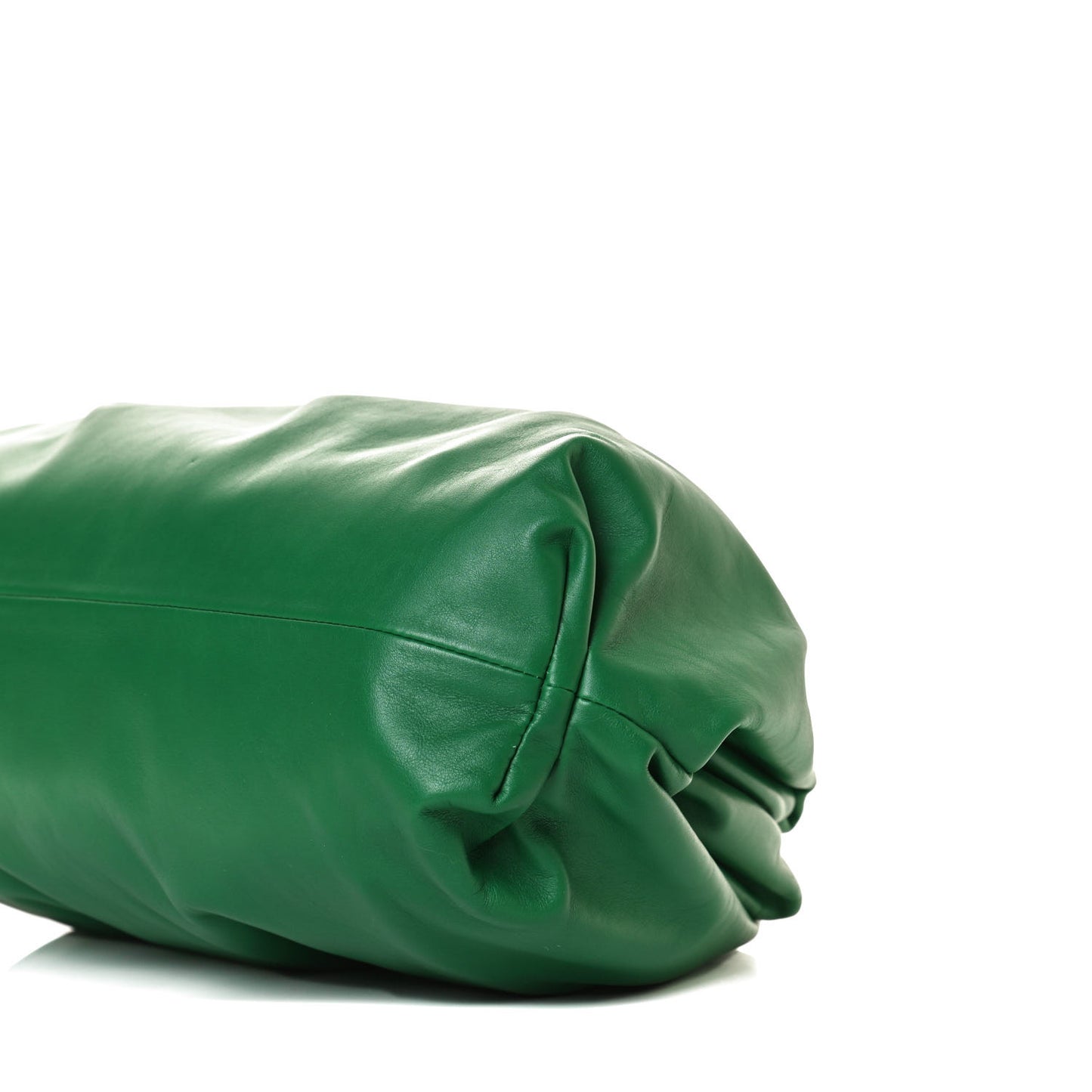 Smooth Butter Calf The Pouch Oversized Clutch Racing Green