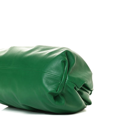 Bottega Veneta Smooth Butter Calf The Pouch Oversized Clutch Racing Green 8 of 12