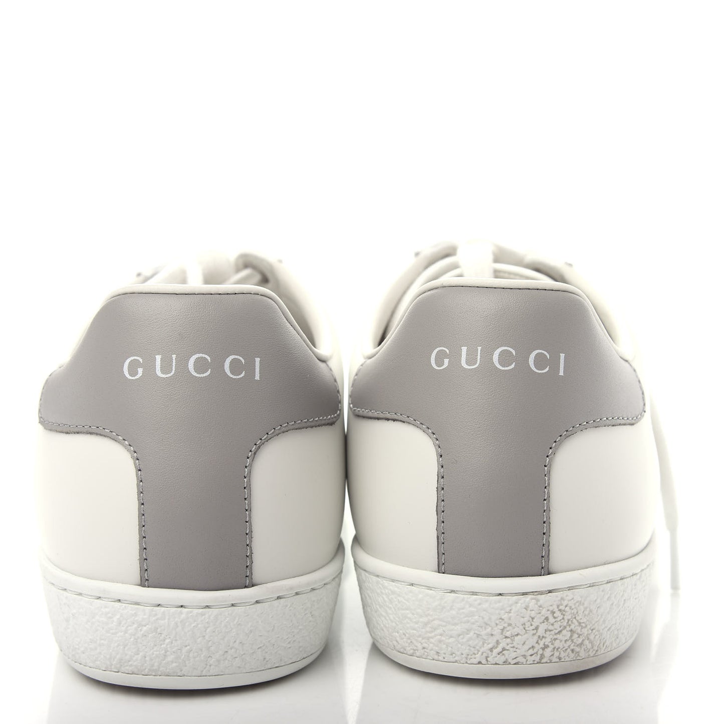 Calfskin Interlocking G Perforated Womens Ace Sneakers 39 White Grey Sky