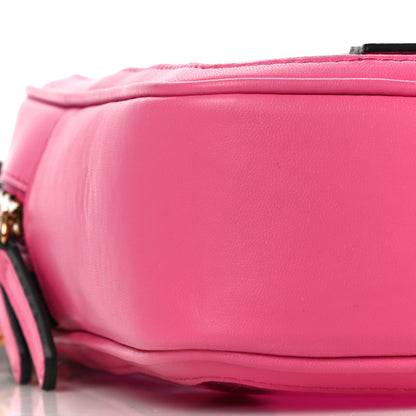 Versace PVC Rubber Medusa Biggie Pouch Bag Fuchsia 5 of 9