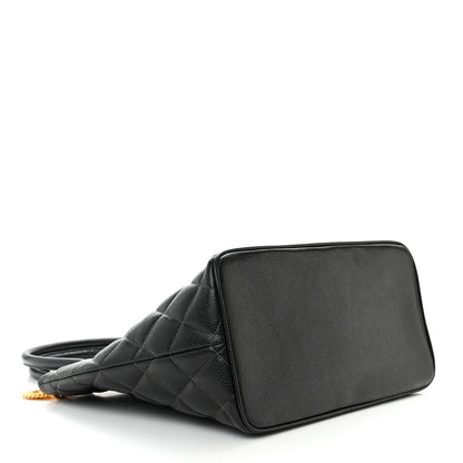 Chanel Caviar Quilted Medallion Tote Black 4 of 10