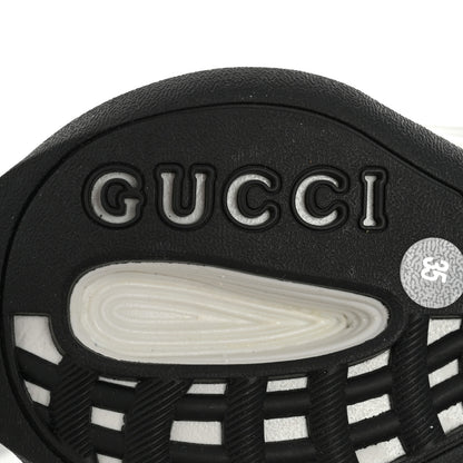 Gucci Technical Knit Fabric Waves Womens Gucci Run Sneakers 35 Black Loess 7 of 7