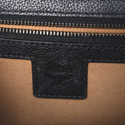MCM Calfskin Stud Disco Flap Crossbody Bag Black 6 of 10