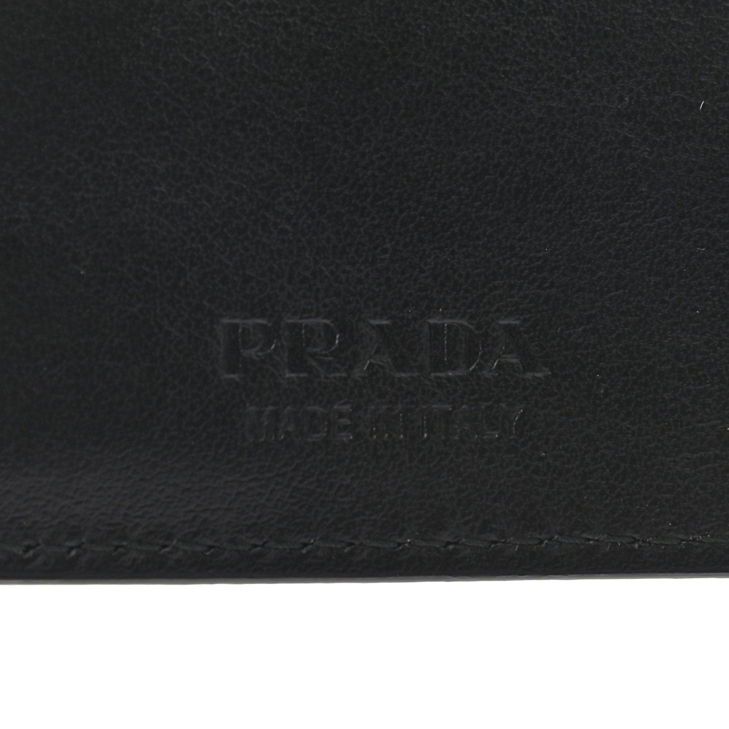 Prada Saffiano Phone Wallet Black 7 of 8