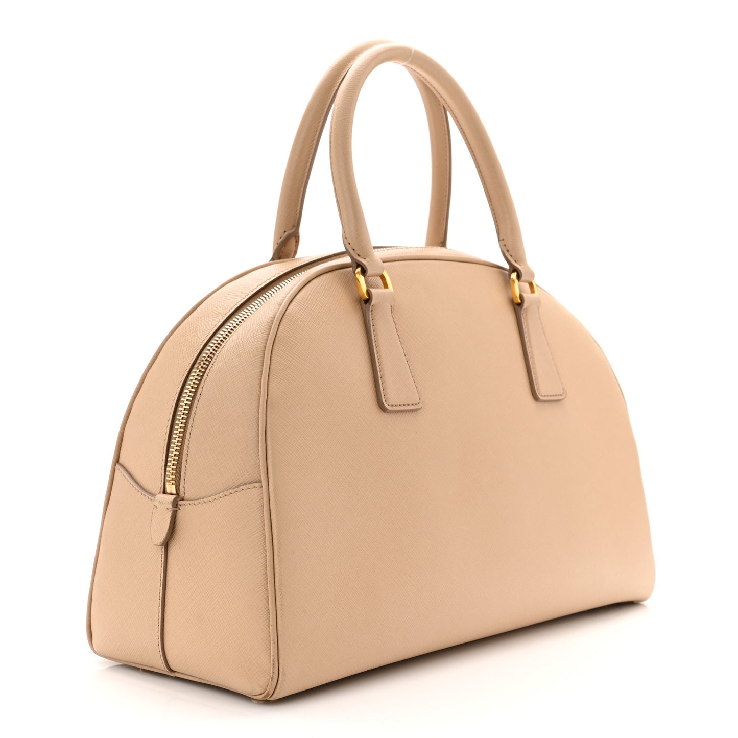 Saffiano Bowling Bag Sabbia