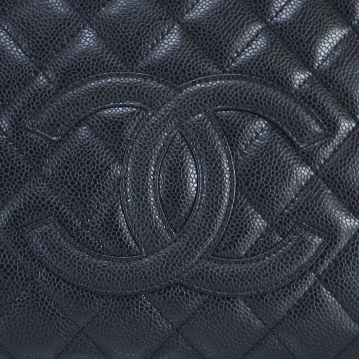 Caviar Petit Shopping Tote PST Black GHW