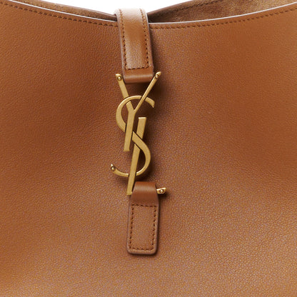 Saint Laurent Grained Calfskin Large Le 5 A 7 Soft Hobo Fox 8 of 11