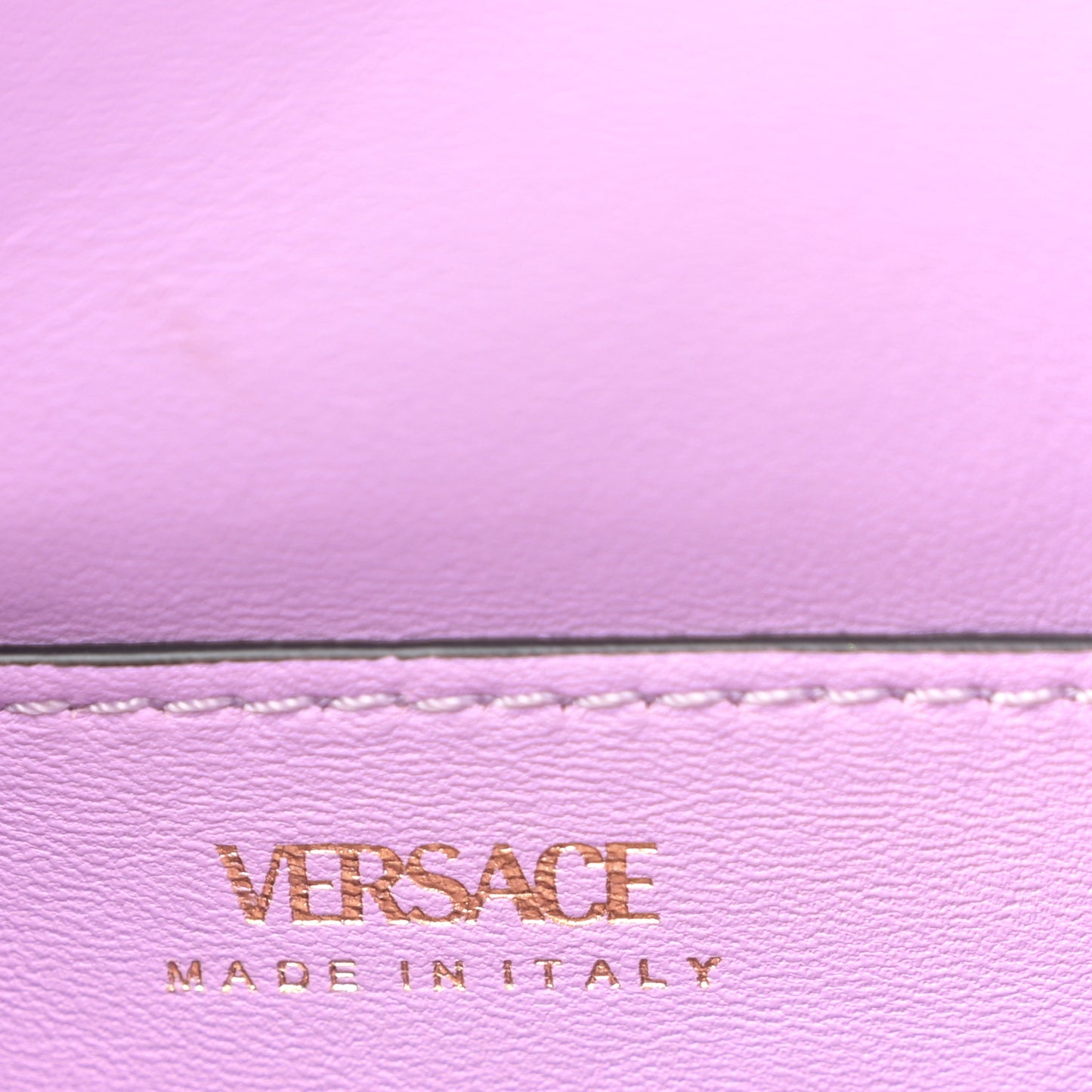 Grained Calfskin Small La Medusa Top Handle Bag Pink