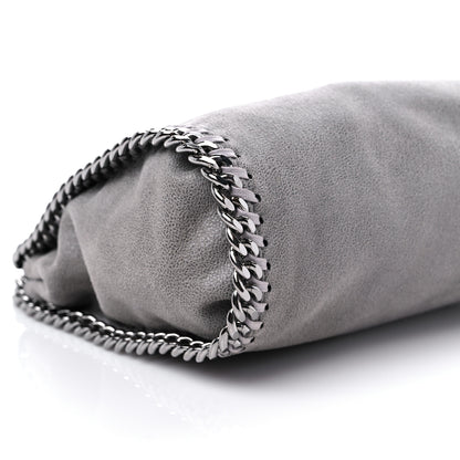 Stella McCartney Shaggy Deer Mini Falabella Fold Over Tote Light Grey 7 of 8