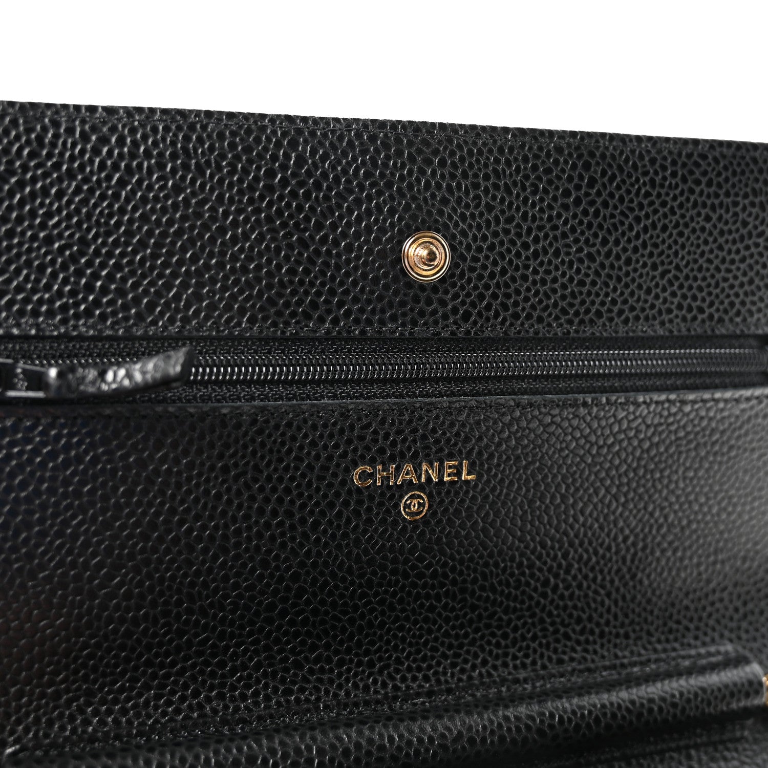 Chanel Caviar Quilted Wallet on Chain WOC Black 6 of 12