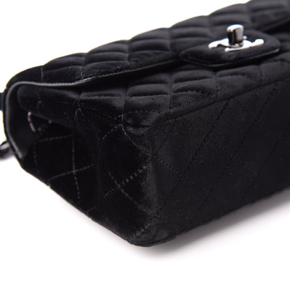 Chanel Velvet Quilted Mini Rectangular Flap So Black 9 of 10