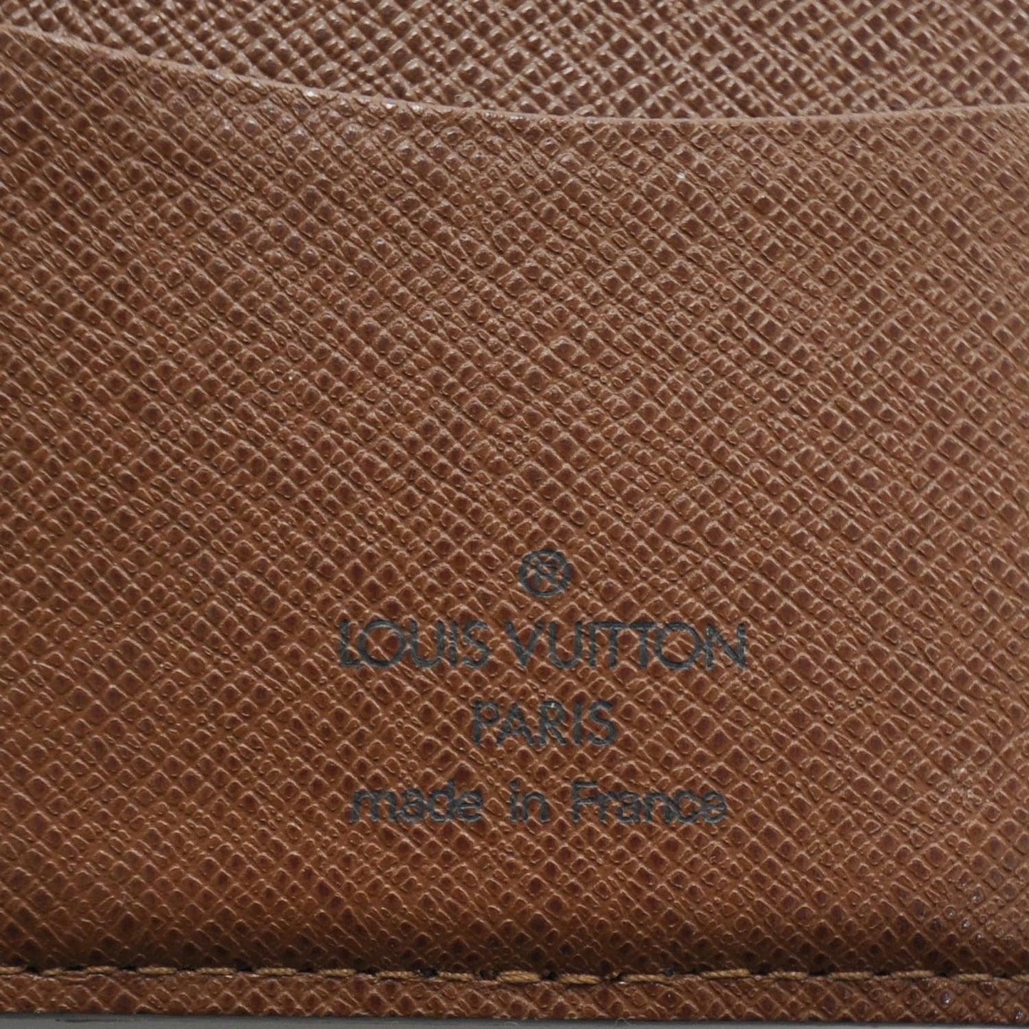 Monogram Pocket Organizer Card Holder