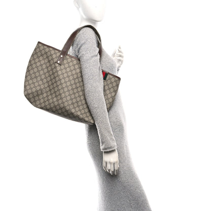 Gucci GG Plus Monogram Medium Signature Web Loop Tote Brown 2 of 10