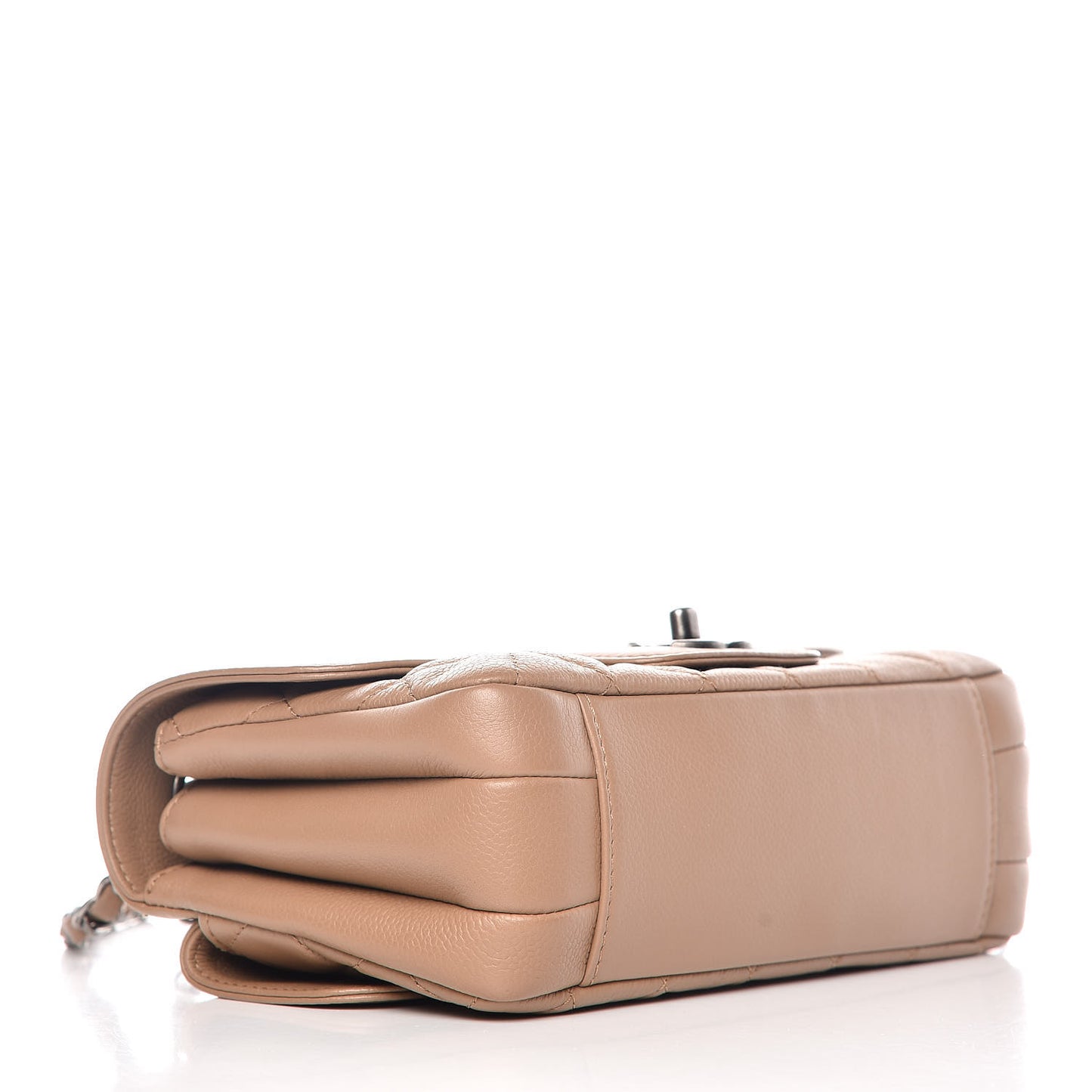Caviar All About Flap Bag Beige