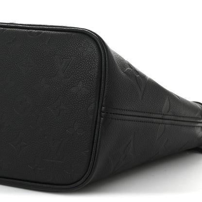Louis Vuitton Empreinte Monogram Giant Neverfull MM Black 11 of 12
