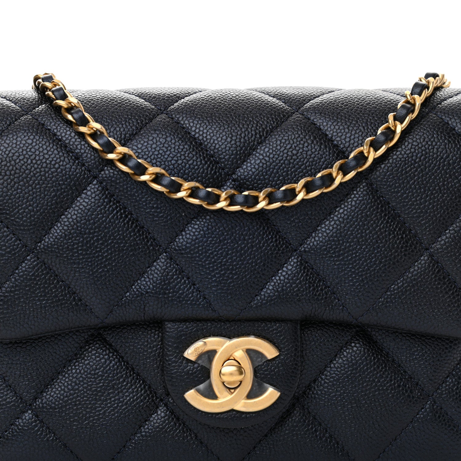 Chanel Iridescent Caviar Quilted Mini My Perfect Flap Black 993581