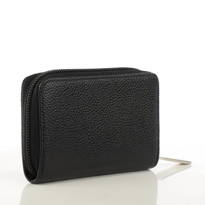 Chanel Caviar Timeless CC Zip Around Coin Purse Black 3 of 7