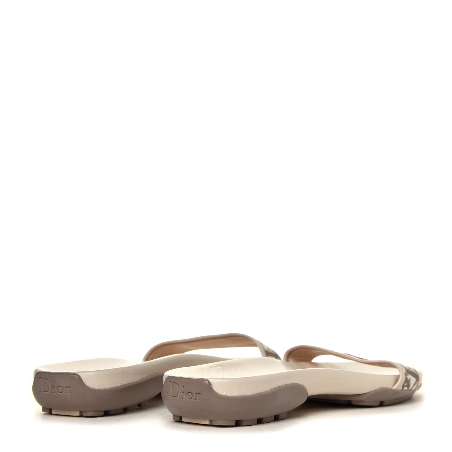 Christian Dior Monogram Vintage Flowers Sandals 37.5 Beige 6 of 14