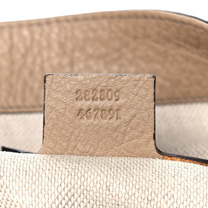 Gucci Pebbled Calfskin Medium Soho Shoulder Bag Camelia 5 of 12