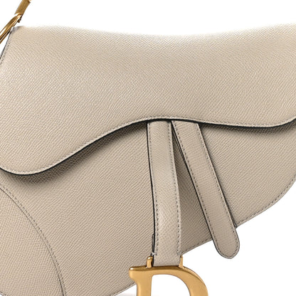 Christian Dior Grained Calfskin Saddle Bag Sand 8 of 10