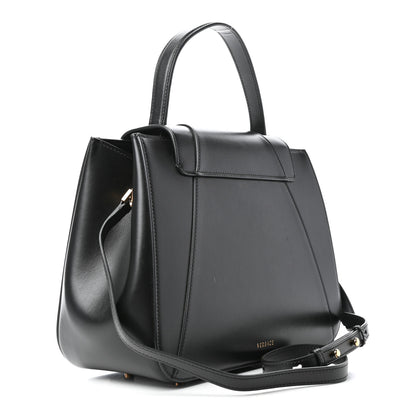 Versace Vitello Barocco Virtus Small Top Handle Shoulder Bag Black 4 of 11